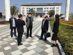 湖州市民政局副局长沈建军来CC网投调研生态葬