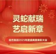 灵蛇献瑞 艺启新章 | CC网投集团2025年度盛典暨表彰大会